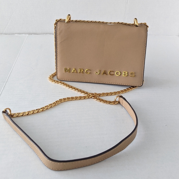 Mark Jacobs Mini Crossbody Leather Bag - Tan - Picture 1 of 14